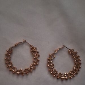 Chic Gold-Toned Hoop Earrings